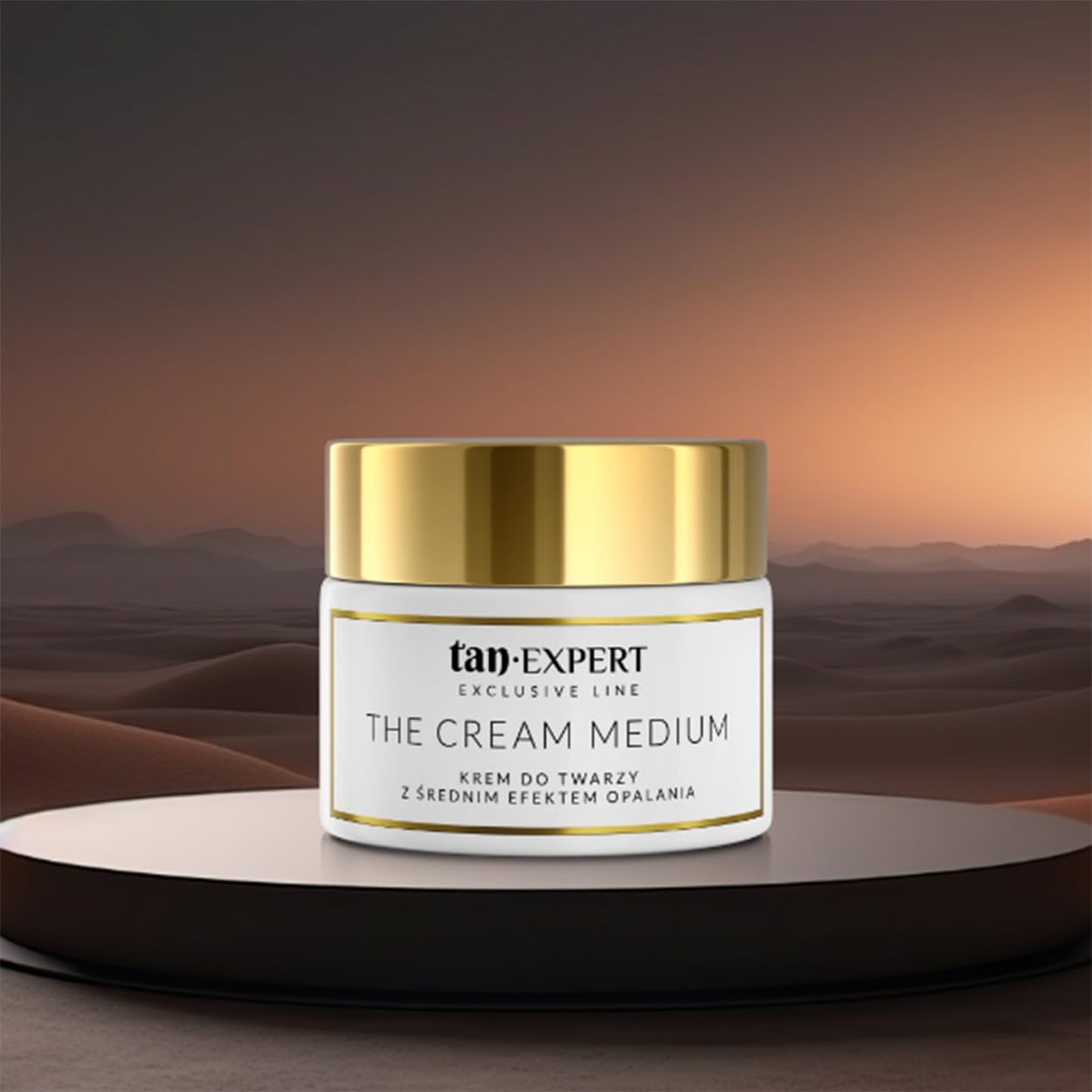 The Cream Medium krem do twarzy 50 g z efektem samoopalania krem do twarzy do naturalnej opalenizny