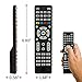 GE Universal TV Remote Control, Samsung Replacement, Vizio, LG, Sony, Roku, Apple TV, 4-Device, Black, 34457