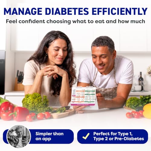 Image of Diabetes Food List and Meal Planner - Diabetic Cookbooks for Type 2 Diabetes, Type 1 and Prediabetes - 180+ Food Items Glycemic Index Food Guide Chart 2026 - GI, Carbs, KCal - Diabetes Care Supplies