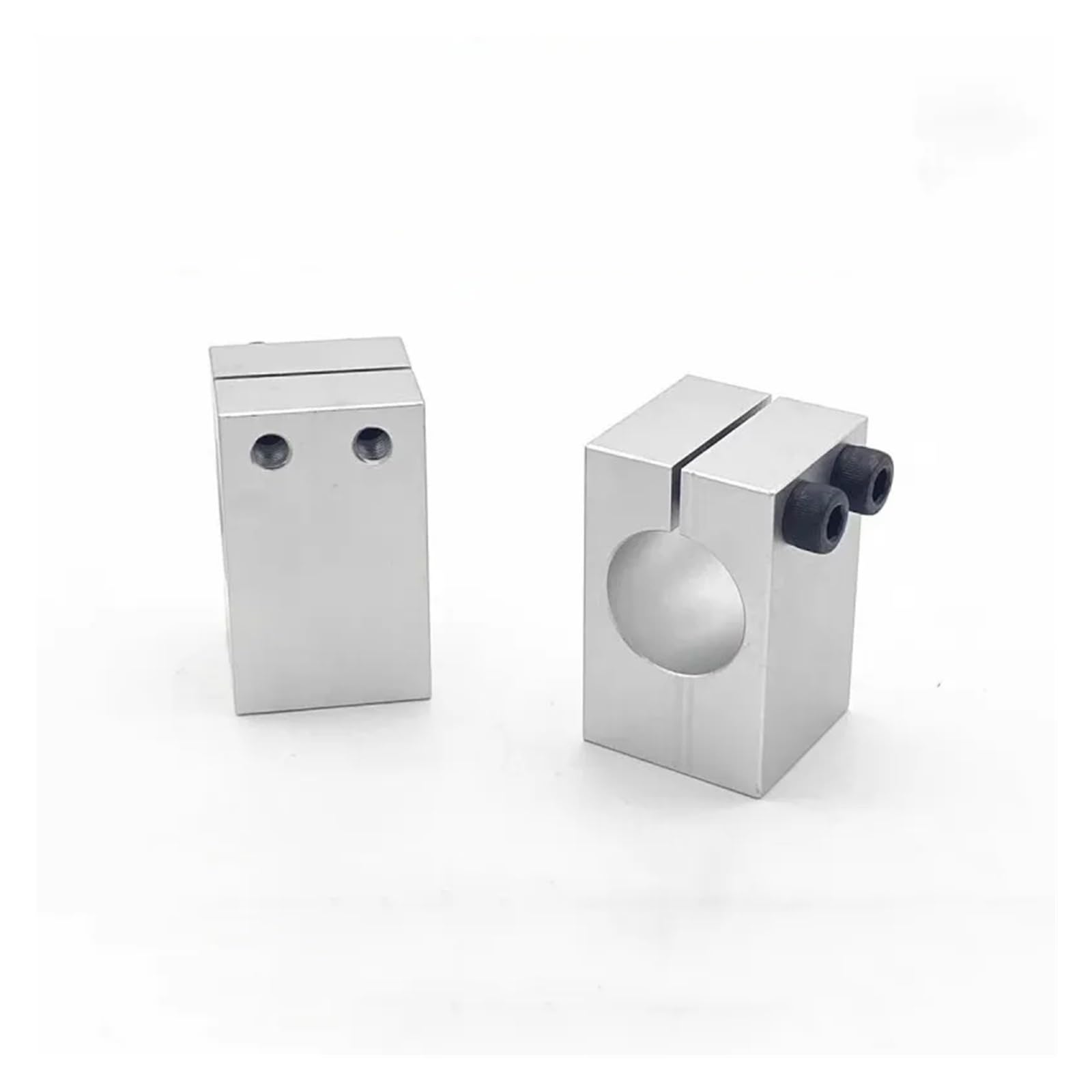 1pcs Optical Shaft Single Hole Fixing seat Pipe Clip Simple Pillar Fixing Clip Thread parallel Vertical 40mm M40