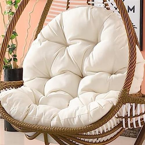 Coussin épais pour chaise suspendue et hamac de jardin avec dossier grand confort