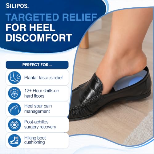 Image of Silipos WonderSpur Silicone Gel Heel Cups for Heel Pain & Plantar Fasciitis
