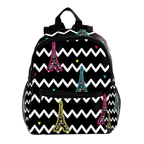 Sac à dos pour garçons et filles motif flocon renne multicolore 30 cm