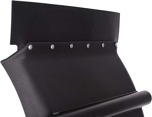 Miniatura 5 de Guardabarros de cuarto para semircamión, 24 x 24 pulgadas, guardabarros de cuarto de camión negro mate con brazo de tubo redondo y todos los