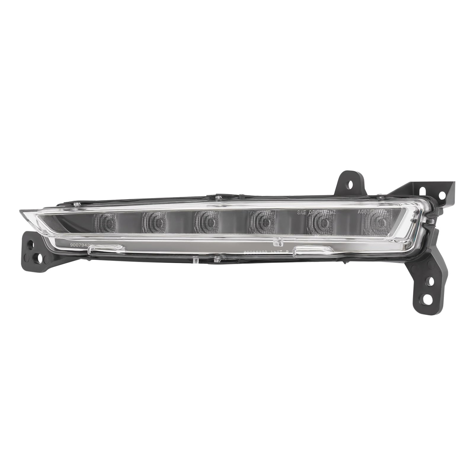 AreMOLO Fog Light For Lincoln MKZ 2017 2018 2019 2020,LED Fog Light Front Left Driver Side Fog Light Lamp Assembly,Clear Lens Durable LED Daytime Parking Light,Direct Replacement FO2520195 HP5Z13200B