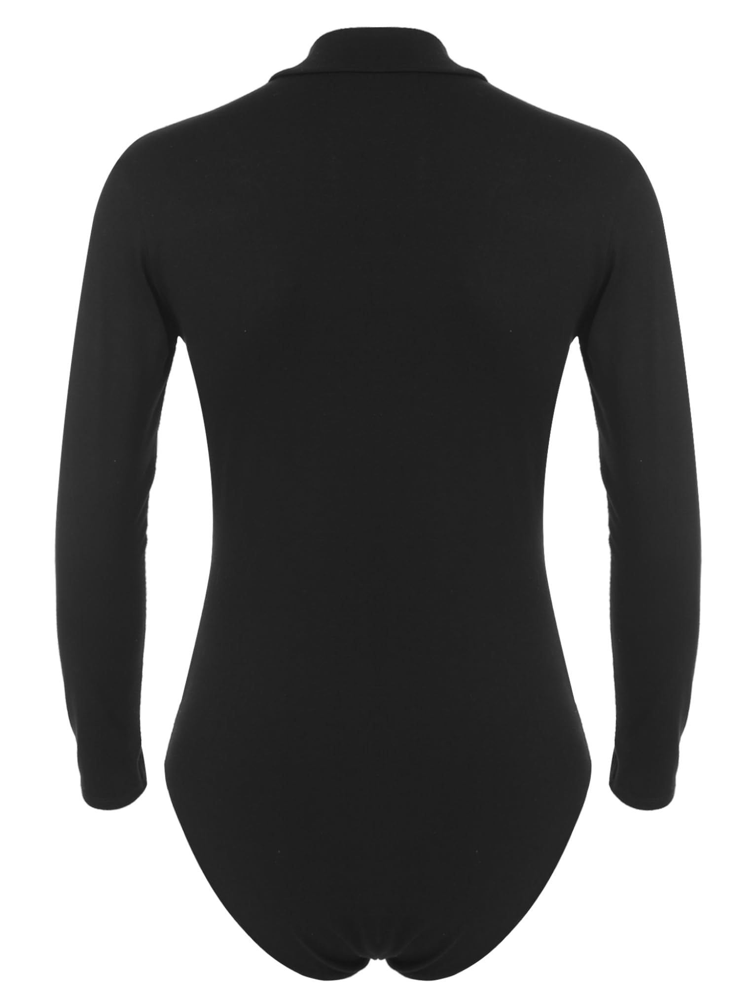Body para hombre, de cuello alto, de manga larga, camiseta de tirantes, para entrenamiento, gimnasia
