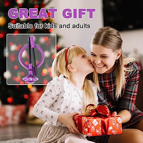 image for Hewog Skip Ball for Kids, Portable Foldable Colorful Flash Wheel Swing