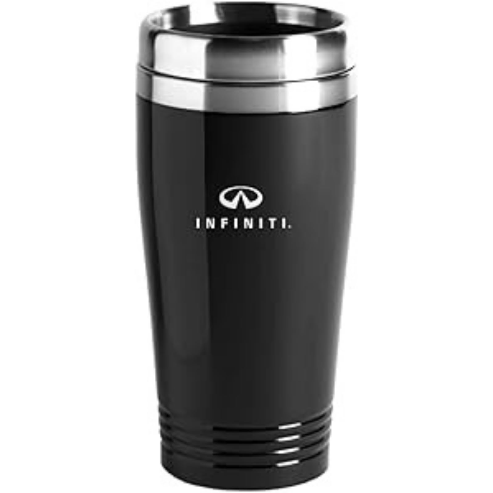Au-Tomotive Gold Inc. Stainless Steel Vacuum Travel Mug for Infiniti Black - TM150.INF.BLK.