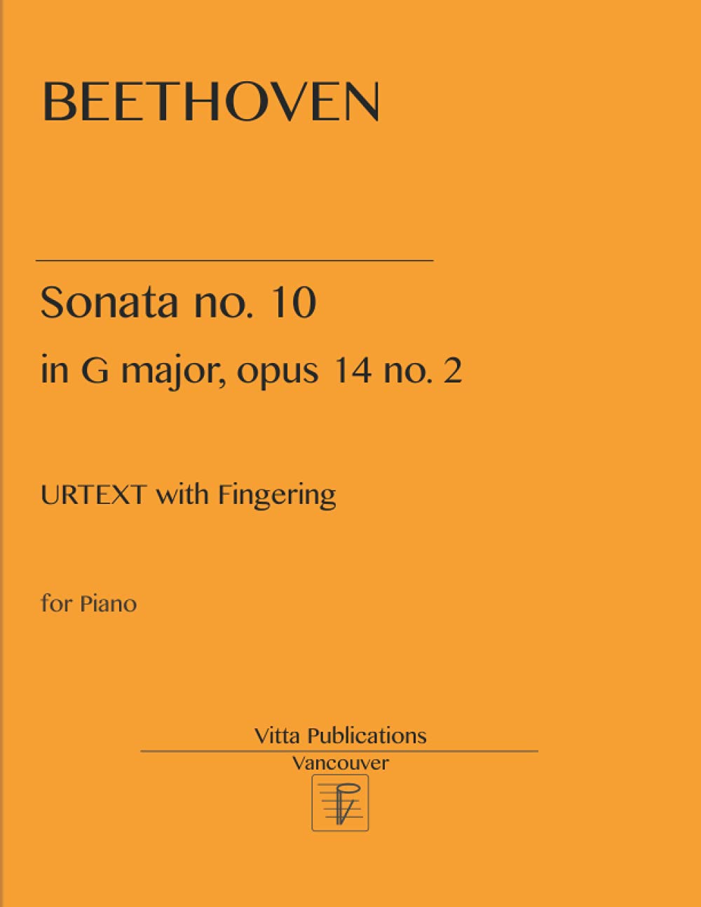 Sonata no. 10: in G major op. 14 no. 2