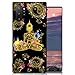 Blue Buddha Modern Abstract Butterflies Decor vs Meditation Quotes for iPhone 16 15 14 13 12 11Pro Max XR Galaxy S25 S24 S23 S22 S21 FE Plus Ultra Note 20 A16 A15 A14 A54 A53