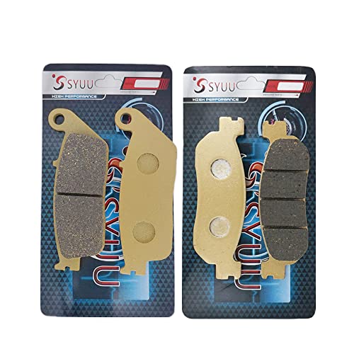 LE LEFOSSI Moto Anteriore e Posteriore Pastiglie Freno per Compatibile con Yamaha VP250 VP 250 X-City 250 2007-2013 XP 250 R X-Max 2010-2013 YP 250 R X-Max ABS 2011-2016 FA196F FA275R