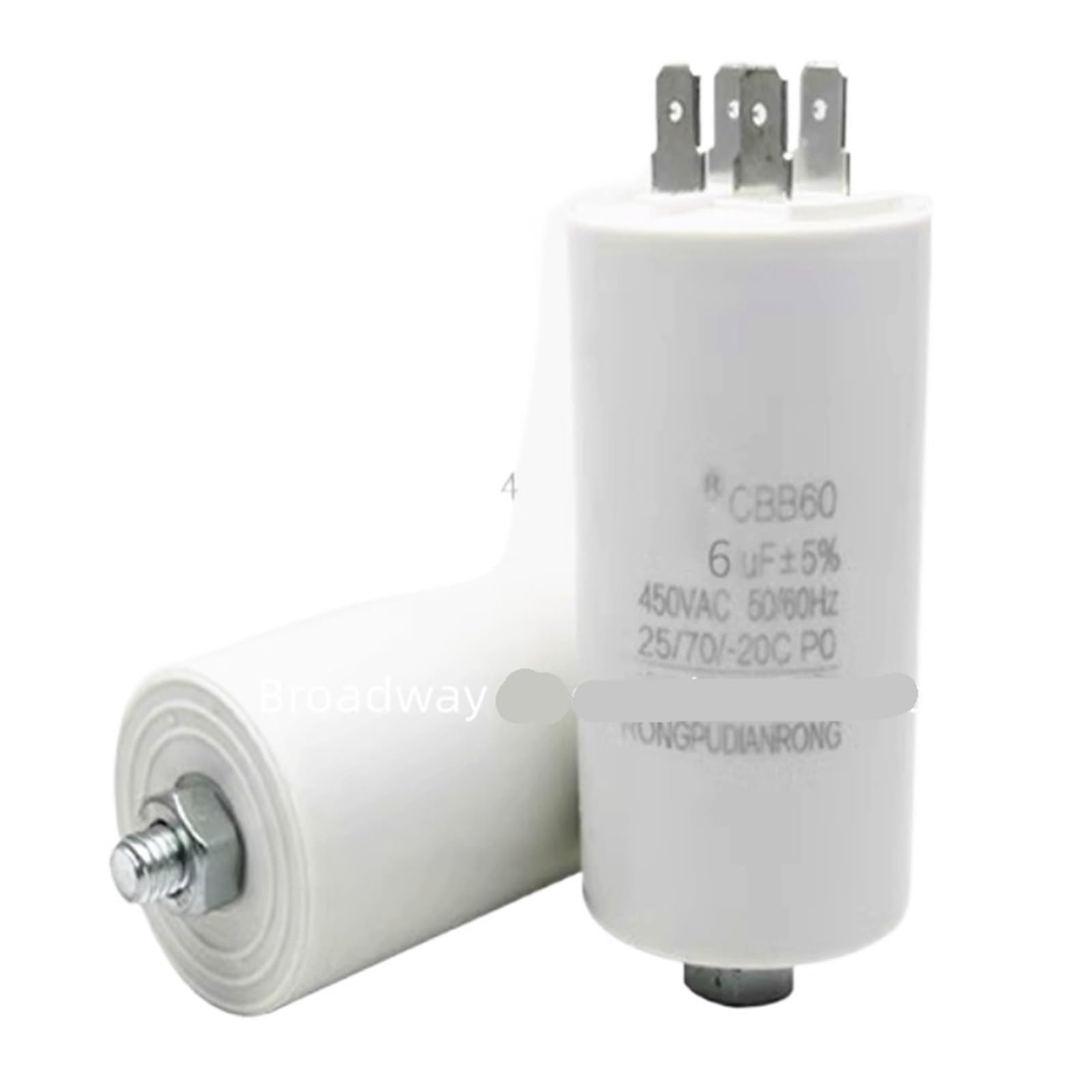 Condensateur de pompe à air CBB60 450V pour résoudre les problèmes d'essorage de lave-linge
