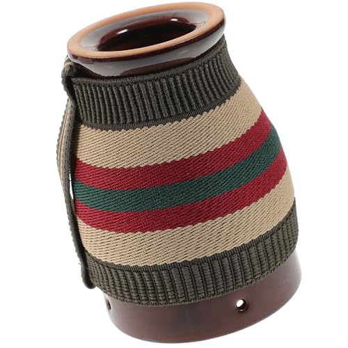 Caja de moxibustión de cerámica WOONEKY marrón y portátil para alivio corporal continuo