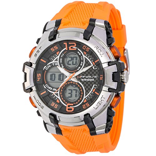 Preisvergleich Produktbild UPhasE Unisex-Armbanduhr Analog-Digital, Quarz Chronograph, UP704-187