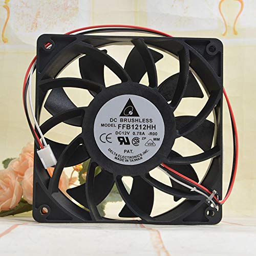 Delta 12cm 12V 0.78A FFB1212HH R00 12025 Signal Detection Alarm Fan
