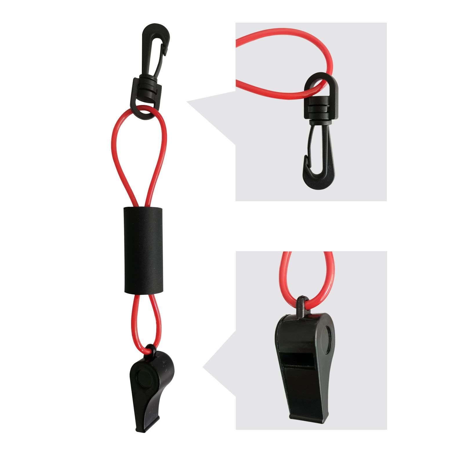 6X Accessoires de Sifflet de Sécurité d'urgence pour Kayak, de Camping