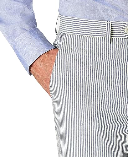 Lauren Ralph Lauren Mens UltraFlex Classic-Fit Striped Pants Blue 34 x 303