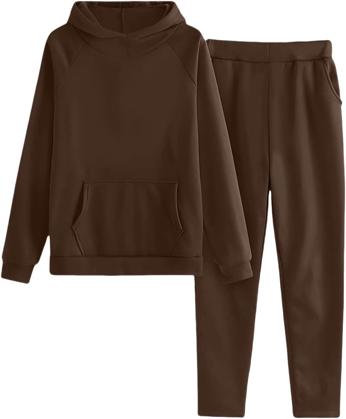 Kids Clothing Girls Sweatsuit Hooded Pullover Girls Sweatshirt and Sweatpants Set Long Sleeve Top