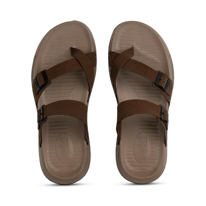 Image of Jogger Super Soft 52118 Men's Sandals | Double Strap Buckle Design | Low-Density Cushioned Footbed | Water-Resistant Comfortable Footwear for Daily Wear