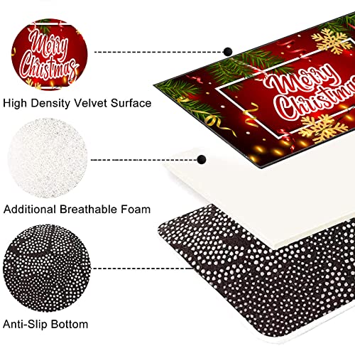 Tapis cuisine doux et lavable Anro pour un décor de Noël chaleureux - 6