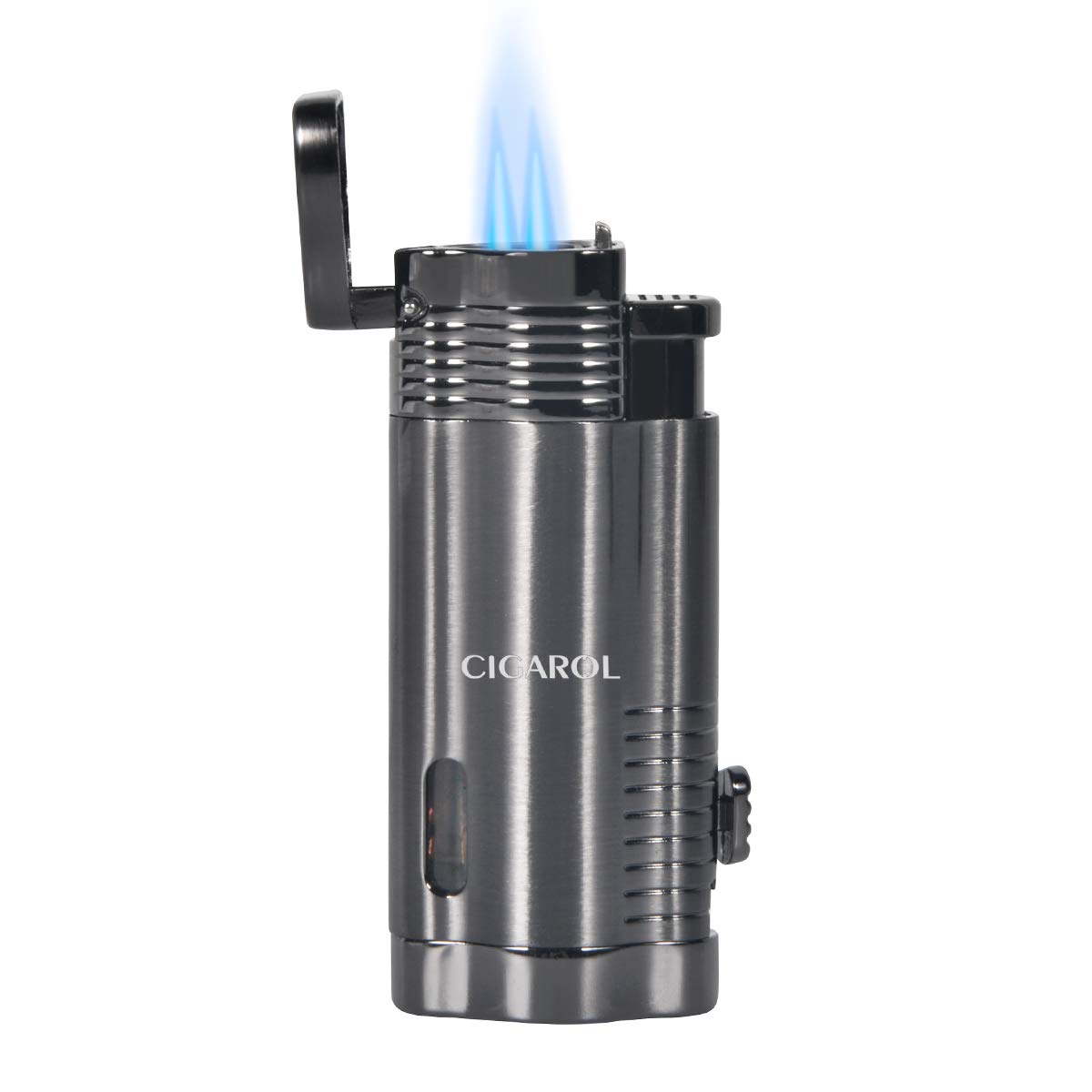 Buy Torch Lighter Cigar Torch, Windproof Lighters Adjustable Triple Jet