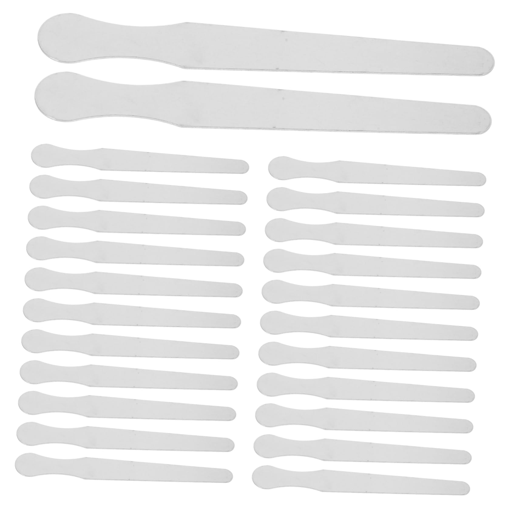 SOLUSTRE 20pcs Stainless Steel Tongue Depressors for Women Tongue Scraper Tool Lip Muscle Trainer 16cm Safe for Boys and Girls Portable Multi-use for Crafts Medical Practice