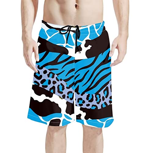 Hawapod Men's Swimming Trunks Short Pink Polka Dots Print Drawstring Quick Dry Bathing Suit Bottoms with Pocket3