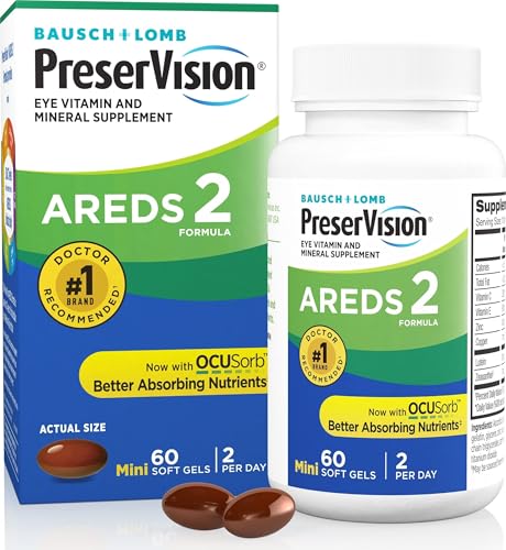 PreserVision AREDS 2 Eye Vitamins Lutein & Zeaxanthin Supplement 60 Softgel - image 1