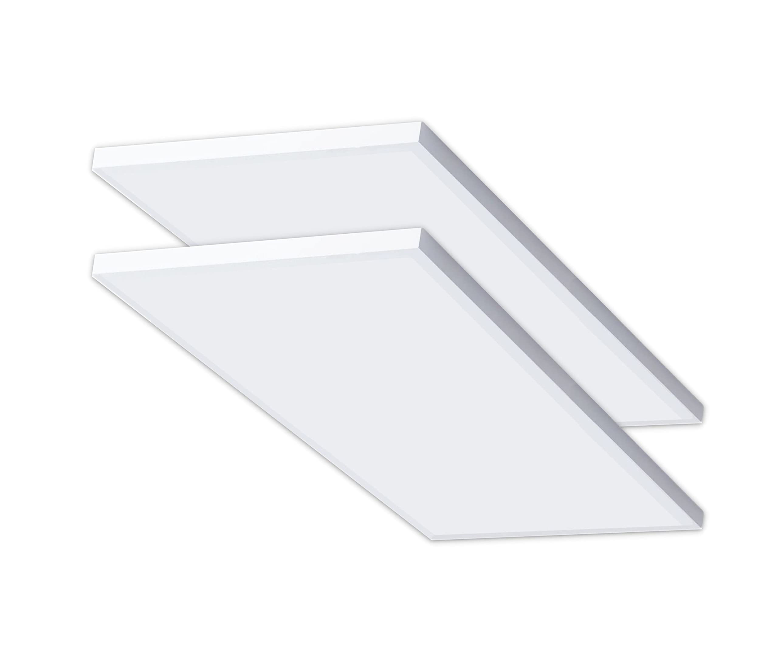 CLAR - LED Panel 60x30, 40W Neutral White 4000ºK (Pack of 2)