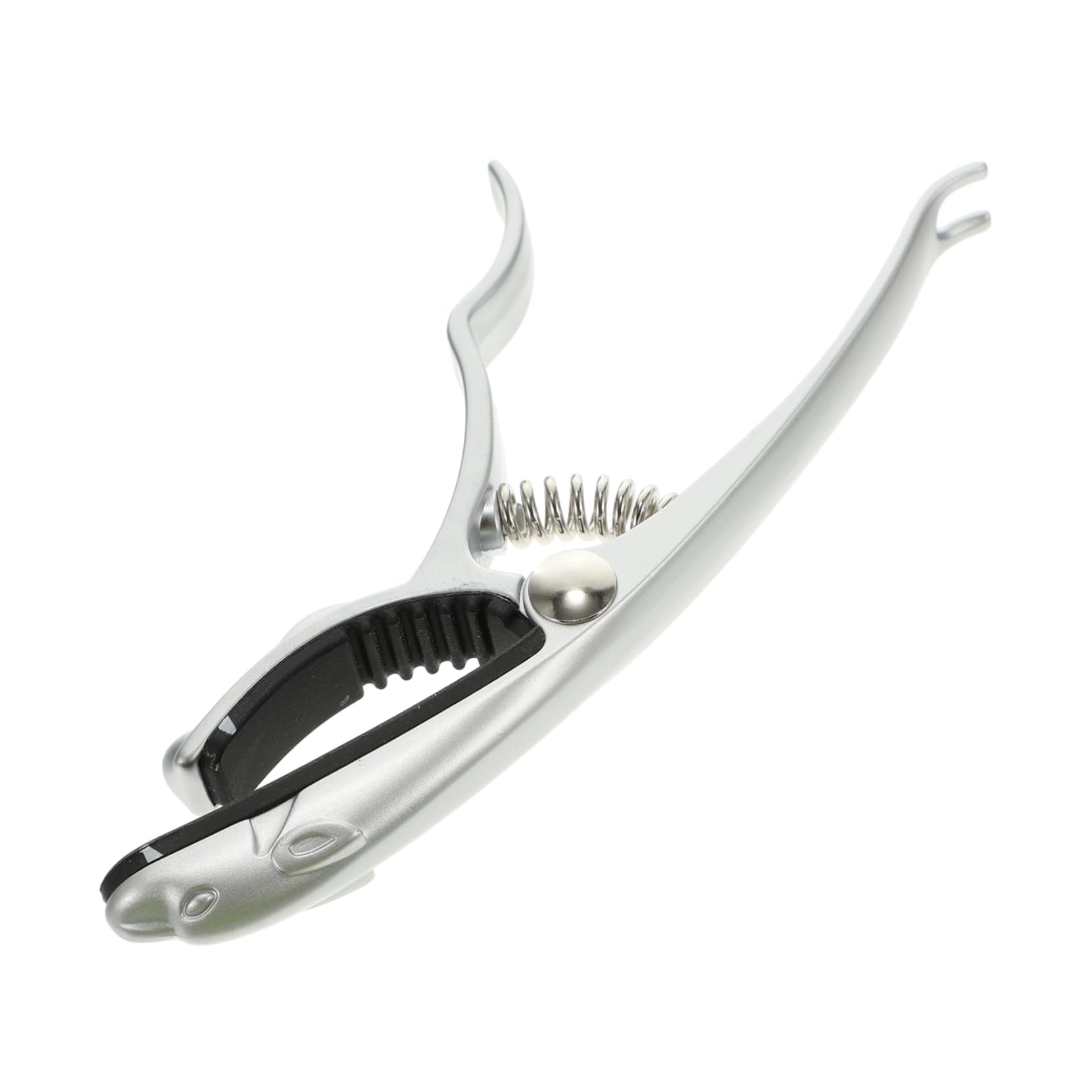 GOOHOCHY Metal Guitar Capo Zinc Alloy Clip-on Tuner for Electric Guitars Beginner