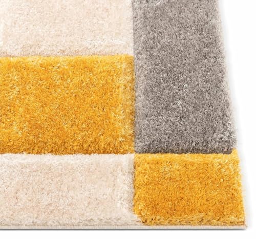 Image of 2x6 ft Shaggy Carpet Runner - Plush Rug for Entryway and Living Room, Perfect for Sleek and Comfortable Spaces