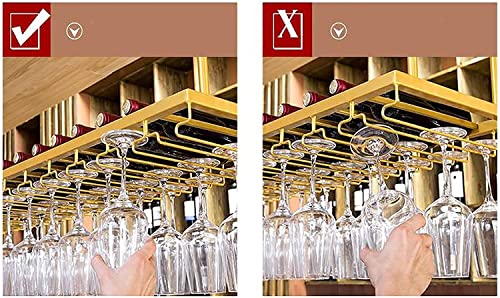 Casier à vin en métal suspendu pour optimiser les petits espaces