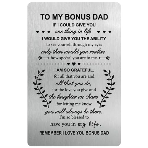 Hulomeck Gifts for Dad Grandpa Husband from Daughter Son Wife, Christmas Gifts for Men, Mens Gifts Birthday Anniversary Card