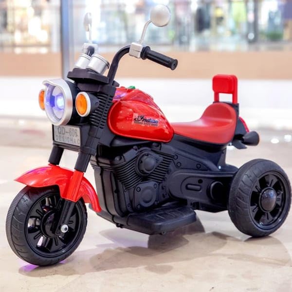 Image of Happy Goods 3 Wheel Rechargeable Battery Operated Ride On Bike for Kids, 1 to 5 Years Bike Battery Operated Ride On - Color as per Stock
