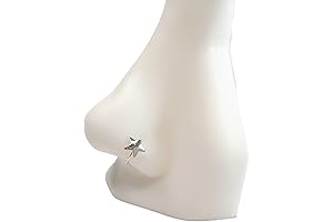 Star Nose Ring Hoop | 24 Gauge 7mm