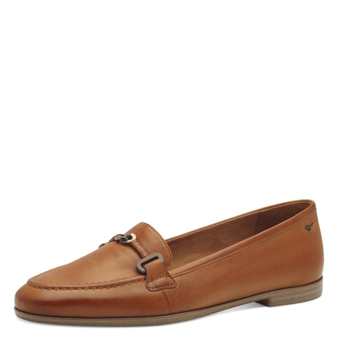 Tamaris Women's loafer flat leather brown 5 UK