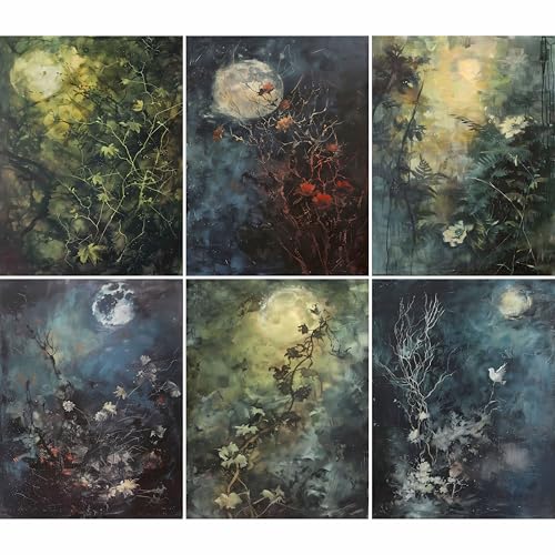 Gothic Moon Rice Papers, 8