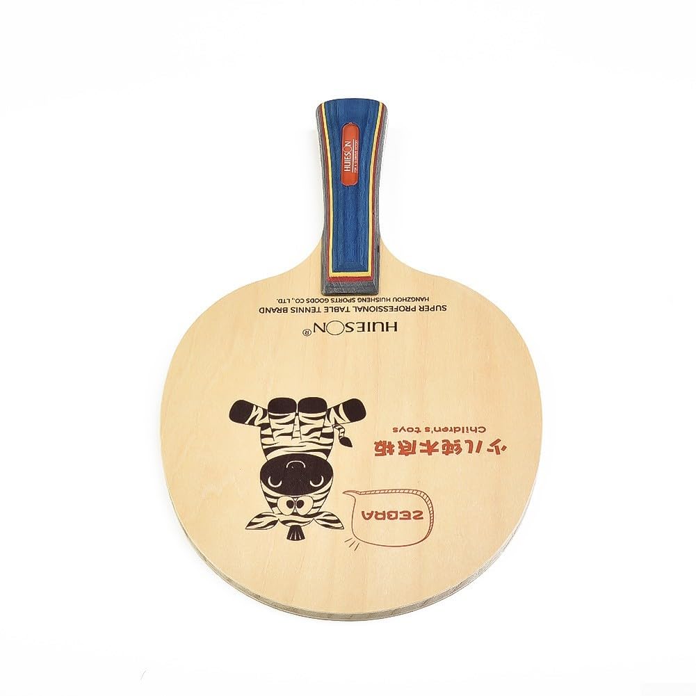 Plaque inférieure ping-pong bois 5 plis raquette tennis de table longue poignée