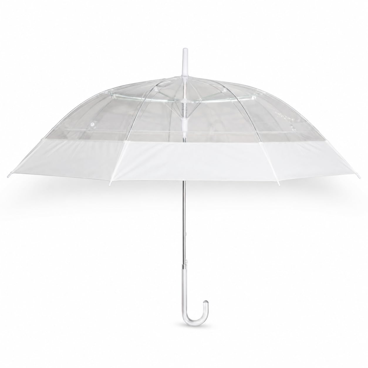 Auto Open Windproof Rain Umbrella with Curved J Handle - Heavy Duty Waterproof Canopy, No-Rivet Connector Design, Travel Umbrella for Men, Women, Office and Outdoor Use-picture-13