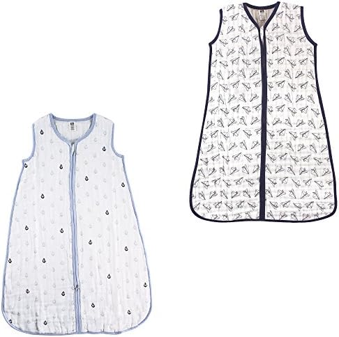 hudson baby muslin sleeping bag