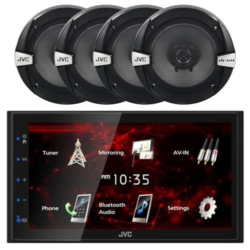 JVC Radio para Auto 6.8" Pantalla Táctil Bluetooth USB miniatura 1