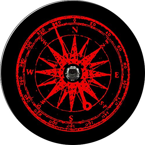 JL Back Up Camera Distressed Compass Non Paint Match Tire Cover 33