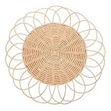 BIUDECO Mantel Individual de Ratán Resistente al Calor para Decoración de Mesa y Protección de Superficies Hogar y Restaurantes