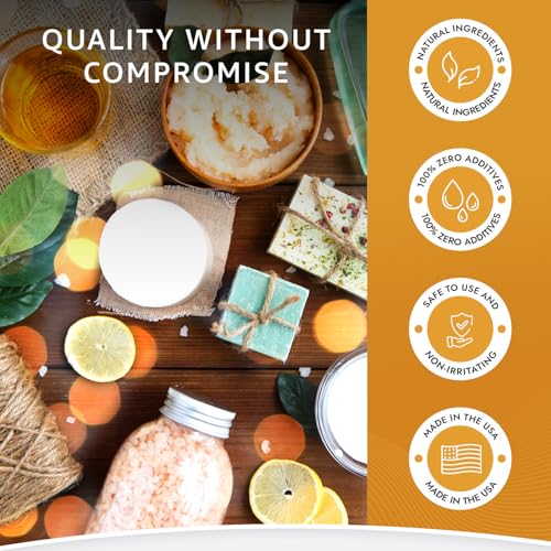 33RD PARALLEL SOAP CO. Olive 1000 Emulsifier (4oz) – Natural PEG-Free Emulsifying Wax for Lotion, Cream & Conditioner – Olive-Derived O/W Emulsifier for DIY Skincare & Haircare | 4 OUNCES