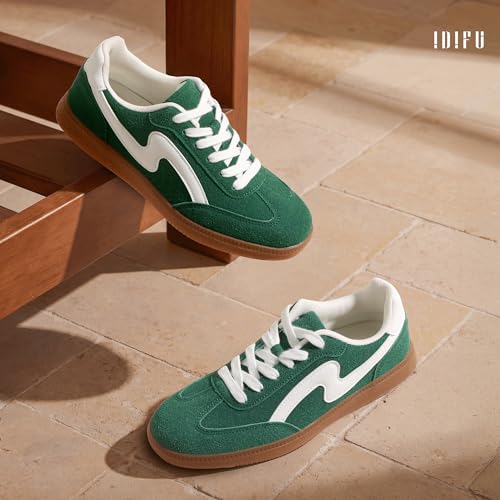 Image of IDIFU Womens Fashion Sneakers Comfortable Cute Casual Tennis Shoes