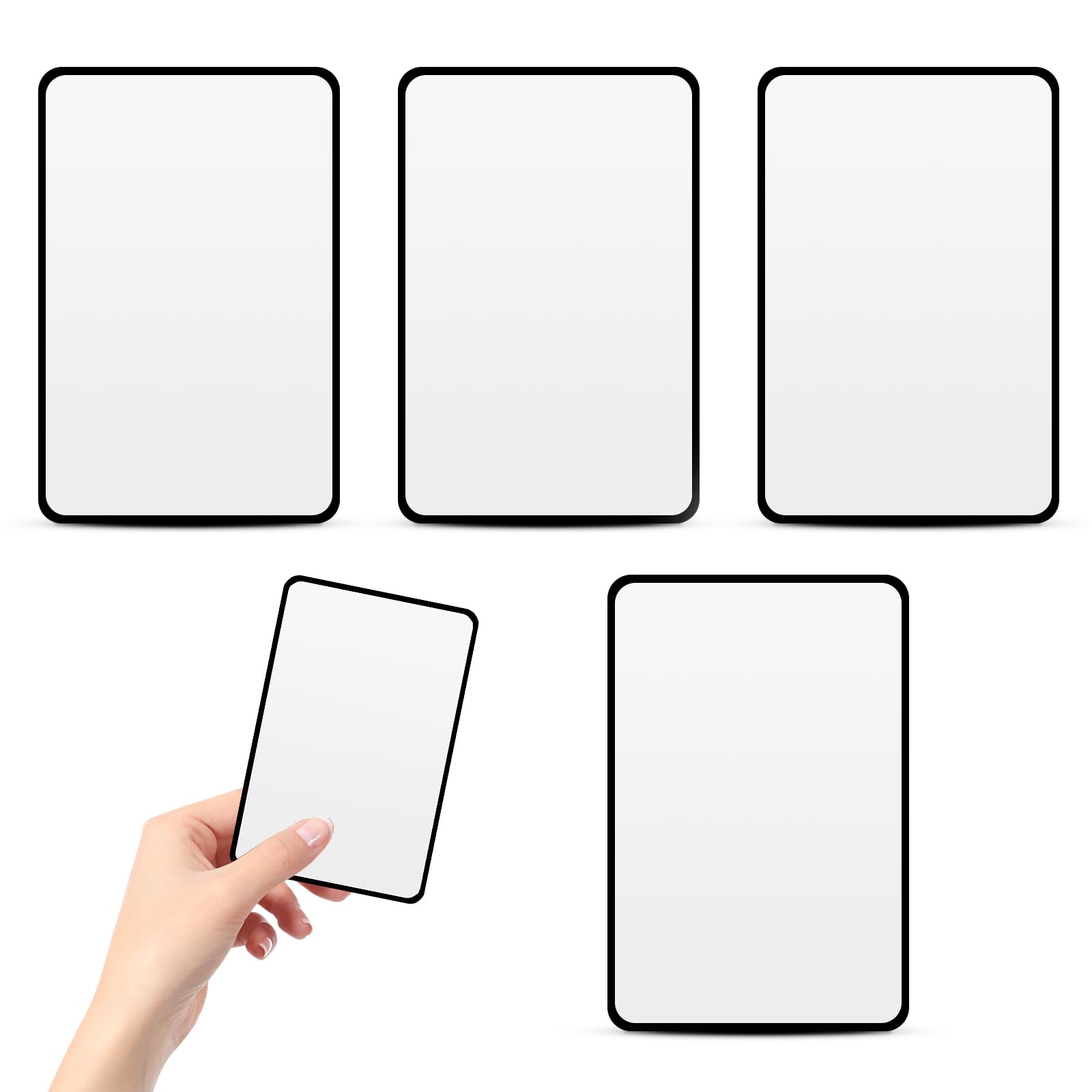 MYHOGOOD3Pcs Magnifying Glasses for Reading, 3X Page Magnifying Sheet for Full Page Viewing Area, Large Lightweight Flat Magnifier for Elderly with Low Vision for Reading Small Print, Maps, Books