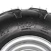 REBEKAMODS Set of 2-16x8-7 ATV Tires, 7'' Tire and Wheel Assembly, 16x8x7 Tubeless Tires on Rims 3-Lug for Go Kart UTV Quad Bike Buggy Utility Vehicles, Front or Rear, 2.16