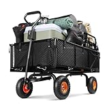 VonHaus Festival Cart on Wheels – Heavy Duty Portable 230L Camping Trolley with 500Kg Weight...
