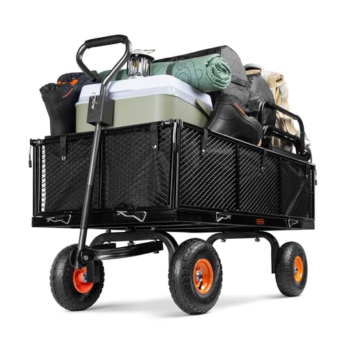 BEST METAL FESTIVAL TROLLEY: VonHaus Garden Cart