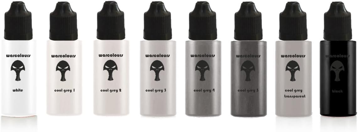 Warcolours Acrylic Starter Set (Cool Grey)